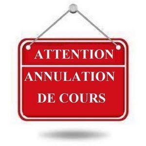 Suspension des cours le mercredi 14 juin