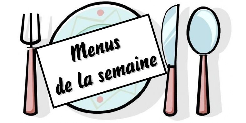 Menus du 22 au 26 novembre 2021