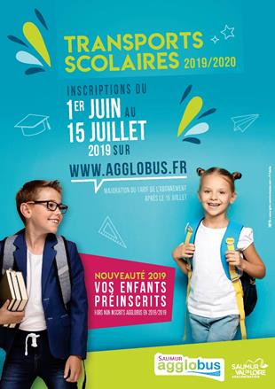 Inscription transports scolaires 2019/2020 : Agglobus