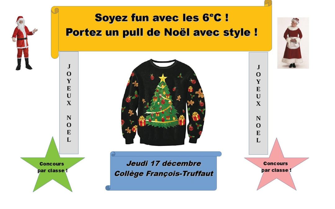 Concours « Le plus original pull de Noël »