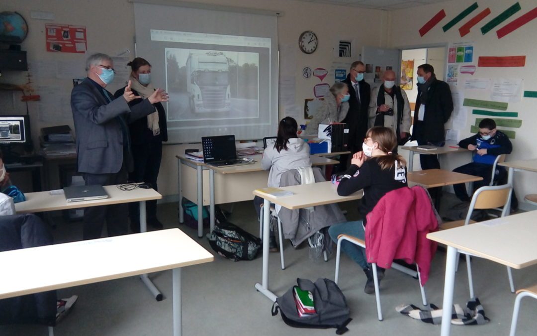 Visite du Recteur de l’Académie de Nantes au collège François Truffaut